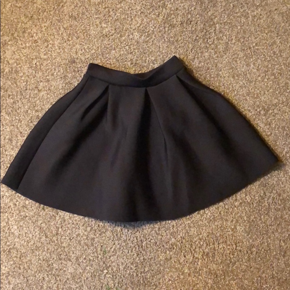 Black scuba skirt